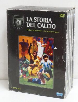 La Storia del Calcio. History of Football. Cofanetto con n. 5 DVD in Italiano