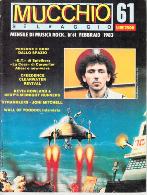 Rivista Mucchio Selvaggio n. 61 - Febbraio 1983. In copertina Kevin Rowland