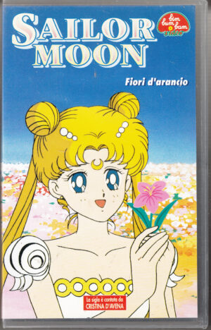 Sailor Moon Fiori d'arancio. Sigla Cantata da Cristina D'Avena. Cassetta VHS in Italiano