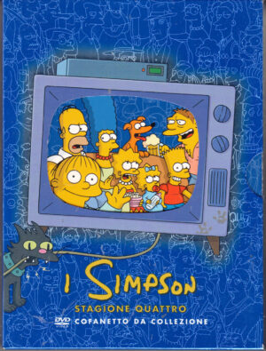 I Simpson - Stagione 4 Completa (Episodi 1-22) (4 DVD) con Cofanetto da Collezione - DVD in Italiano
