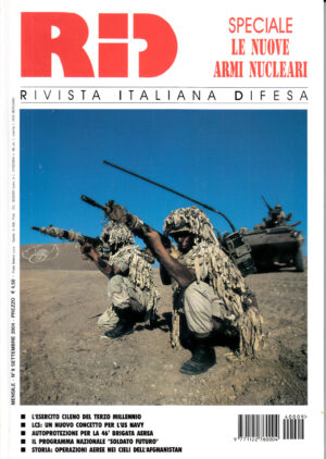 Rivista Italiano Difesa RID n. 9 - Settembre 2004. In copertina elementi Regimento Reforzado 6° Matucana