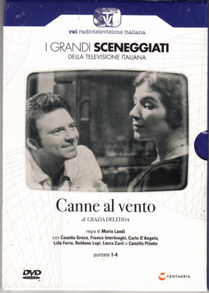 Canne al Vento. Miniserie TV Completa Episodi 1-4. DVD in Italiano. I grandi Sceneggiati Rai. Versione da edicola