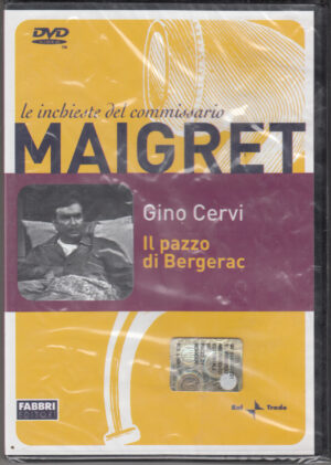 Il Pazzo di Bergerac - DVD Le inchieste del Commissario Maigret (Gino Cervi) Versione da edicola- DVD in Italiano
