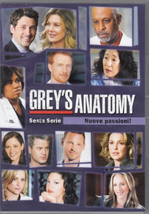 Grey's Anatomy - Stagione 6 Completa (Episodi 1-24) (Box con 6) DVD in Italiano