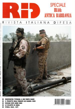Rivista Italiano Difesa RID n. 11 - Novembre 2004. In copertina incursione del GI della Marina Militare