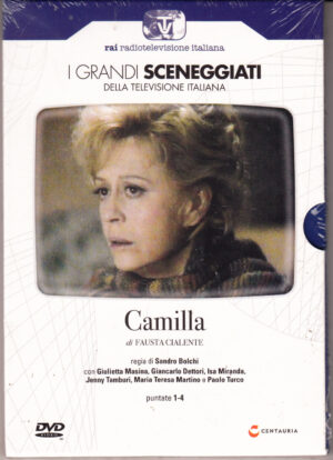 Camilla. Miniserie TV Completa Episodi 1-4. DVD in Italiano. I grandi Sceneggiati Rai. Versione da edicola DVD