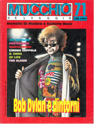 Rivista Mucchio Selvaggio n. 71 - Dicembre 1983. Bob Dylan, Pretenders, The Alarm