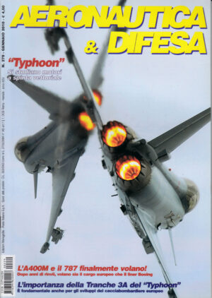 Rivista Aeronautica & Difesa n. 279 - Gennaio 2010. In copertina Eurofighter Typhoon