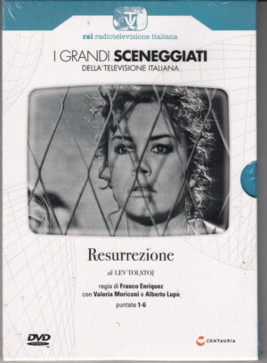Resurrezione (Lev Tolstoj) Miniserie TV Completa DVD RAI (Episodi 1-6) I grandi Sceneggiati Rai - Versione da edicola DVD in Italiano