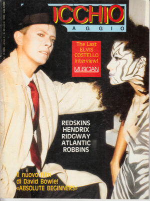 Rivista Mucchio Selvaggio anno 1986 n. 99 - Aprile. In copertina David Bowie