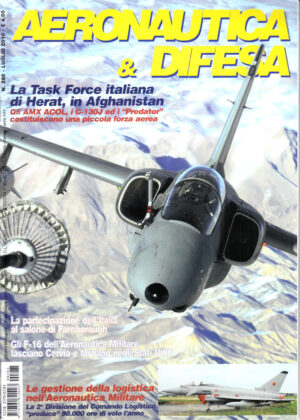 Rivista Aeronautica & Difesa n. 285 - Luglio 2010. In copertina AMX Ghibli ACOL