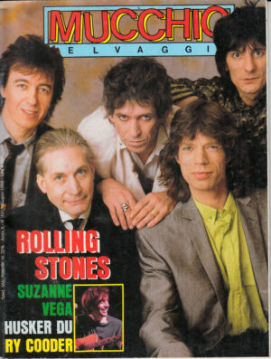 Rivista Mucchio Selvaggio anno 1986 n. 101 - Giugno. In copertina Rolling Stones