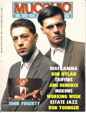 Rivista Mucchio Selvaggio anno 1986 n. 105 - Ottobre. In copertina Diaframma