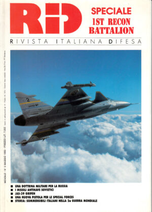 Rivista Italiano Difesa RID n. 5 - Maggio 1993. In copertina caccia svedese JAS-39 Gripen