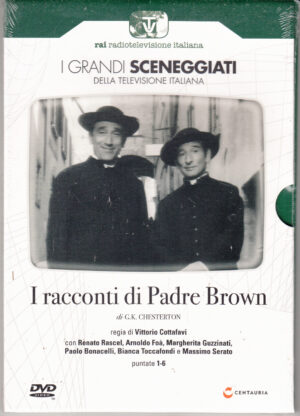 I racconti di Padre Brown. Miniserie TV Completa Episodi 1-6. DVD in Italiano. I grandi Sceneggiati Rai. Versione da edicola DVD