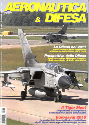 Rivista Aeronautica & Difesa n. 290 - Dicembre 2010. In copertina Panavia Tornado