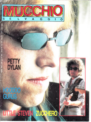 Rivista Mucchio Selvaggio anno 1987 n. 117 - Ottobre. In copetina Tom Petty, Bob Dylan