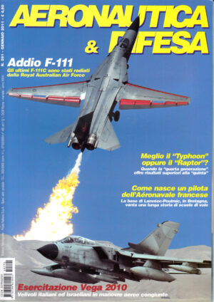 Rivista Aeronautica & Difesa n. 291 - Gennaio 2011. In copertina F-111C Aardvark