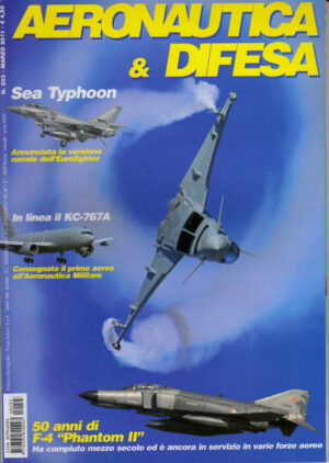 Rivista Aeronautica & Difesa n. 293 - Marzo 2011. In copertina Eurofighter Typhoon dell'Aeronautica Militare