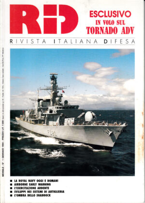 Rivista Italiano Difesa RID n. 1 - Gennaio 1994. In copertina fregata HMS Norfolk classe Type 23