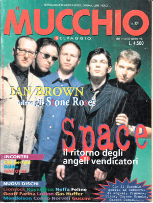 Rivista Mucchio Selvaggio anno 1998 n. 301 - dal 14 al 20 Aprile. Space, Ian Brown