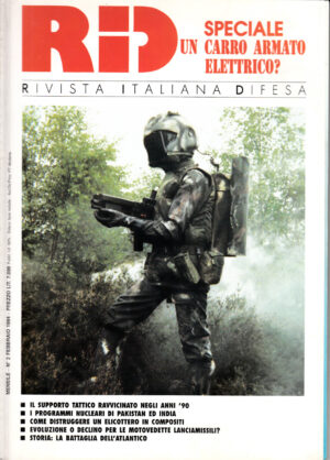 Rivista Italiano Difesa RID n. 2 - Febbraio 1994. In copertina fante del futuro