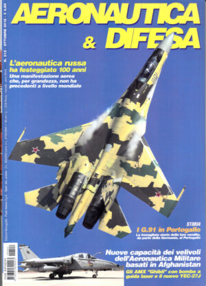 Rivista Aeronautica & Difesa n. 312 - Ottobre 2012. In copertina Sukhoi Su-35