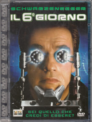 Il 6° giorno con Arnold Schwarzenegger. DVD in Italiano. Custodia Jewel Box