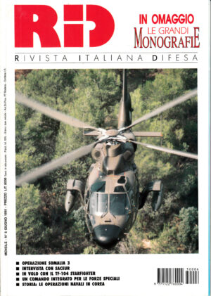 Rivista Italiano Difesa RID n. 6 - Giugno 1995. In copertina Eurocopter Panther