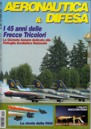 Rivista Aeronautica & Difesa n. 228 - Ottobre 2005. In copertina Frecce Tricolori