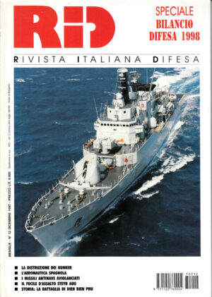Rivista Italiano Difesa RID n. 12 - Dicembre 1997. In copertina fregata Zeffiro
