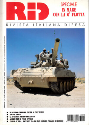 Rivista Italiano Difesa RID n. 12 - Dicembre 1998. In copertina T-80