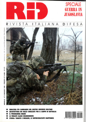 Rivista Italiano Difesa RID n. 5 - Maggio 1999. In copertina Bersaglieri 8° Reggimento Garibaldi