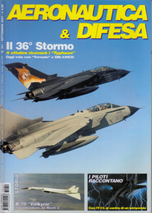 Rivista Aeronautica & Difesa n. 251 - Settembre 2007. In copertina MB-339CD Stormo Helmut Seidi