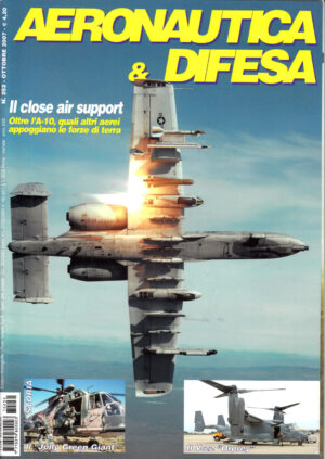 Rivista Aeronautica & Difesa n. 252 - Ottobre 2007. In copertina A-10 Thunderbolt II