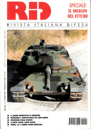Rivista Italiano Difesa RID n. 4 - Aprile 2000. In copertina Leopard 2
