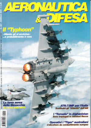 Rivista Aeronautica & Difesa n. 267 - Gennaio 2009. In copertina Eurofighter Typhoon