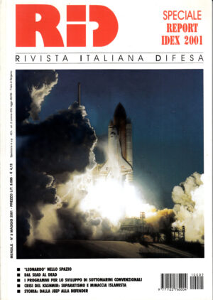 Rivista Italiano Difesa RID n. 5 - Maggio 2001. In copertina navetta Discovery