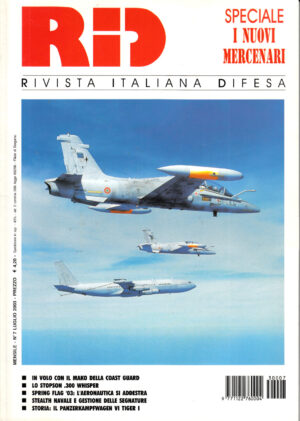 Rivista Italiano Difesa RID n. 7 - Luglio 2003. In copertina Springflag2003, MB-339CD e B-707 Tanker