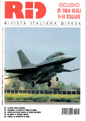 Rivista Italiano Difesa RID n. 6 - Giugno 2004. In copertina F-16B del 23° Gruppo 5° Stomo