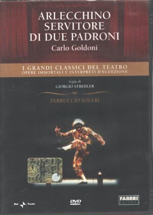 Arlecchino servitore di due padroni (Carlo Goldoni) - DVD I Grandi Classici del Teatro - Versione da edicola - DVD in Italiano