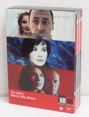Krzysztof Kieslowski. Tre Colori: Blu, Bianco, Rosso. Cofanetto con n. 3 DVD in Italiano