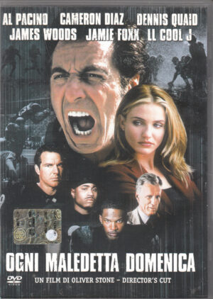 Ogni maledetta domenica con Al Pacino, Cameron Diaz. DVD in Italiano. Versione da edicola