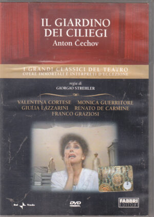 Il giardino dei ciliegi di Anton Cechov. I Grandi Classici del Teatro. DVD in Italiano. Versione da edicola