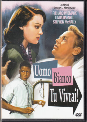 Uomo bianco tu vivrai! con Richard Widmark, Linda Darnell. DVD in Italiano. SENZA Slipcase