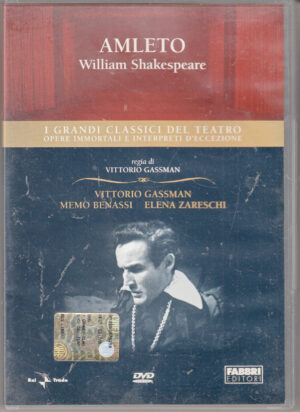 Amleto (William Shakespeare) - DVD I Grandi Classici del Teatro - (Vittorio Gassman)  Versione da edicola - DVD in Italiano