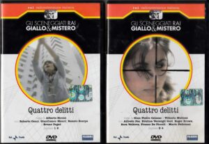 Quattro delitti - Miniserie TV Completa DVD RAI (Episodi 1-4) (2 DVD) Sceneggiati Rai Giallo & Mistero - Versione da edicola DVD in Italiano