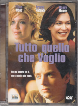 Tutto quello che voglio con Elija Wood, Mandy Moore. DVD in Italiano.Custodia Jewel Box