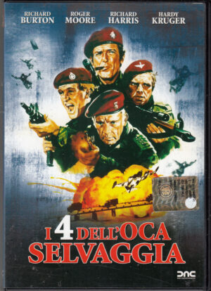 I 4 dell'oca selvaggia con Richard Burton, Roger Moore. DVD in Italiano
