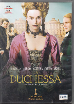 La duchessa con Keira Knightley, Ralph Fiennes. DVD in Italiano